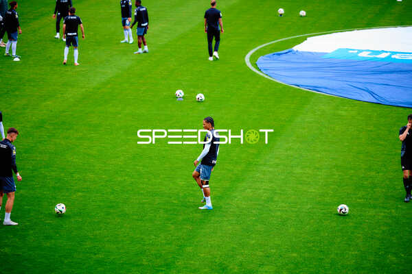 Spieleraufwärmen FC Hansa Rostock