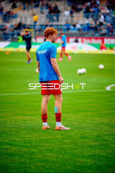 Spieler von FC Hansa Rostock auf Feld