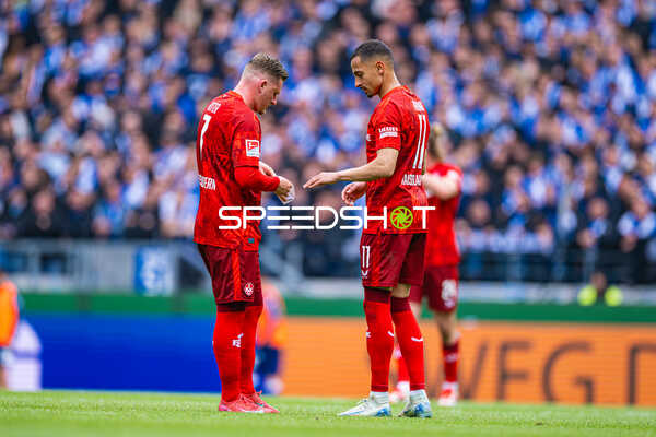 Absprache Marlon Ritter (7, 1. FC Kaiserslautern), Aaron Opoku (17, 1. FC Kaiserslautern)