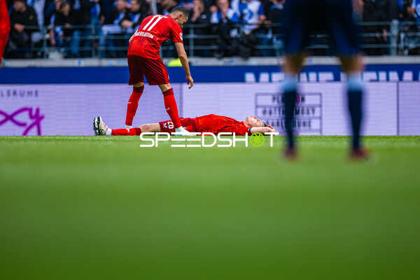 Fußball I Herren I Saison 2024-2025 I 2. Bundesliga I 32. Spieltag I Karlsruher SC - 1. FC Kaiserslautern I 27.04.2025