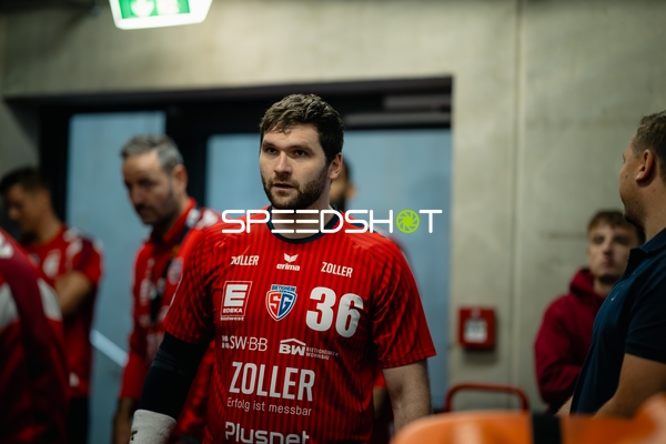 Jonathan Fischer (36; SG BBM Bietigheim) positioniert sich