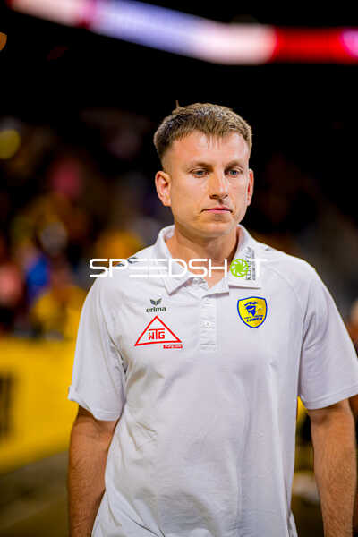 Staff-Mitglied Dragan Jerkovic (98;Rhein Neckar Löwen) Florian Schulz