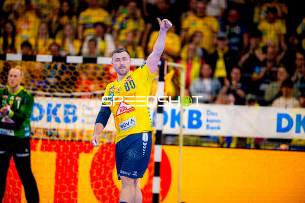 Jubel Jannik Kohlbacher (80;Rhein Neckar Löwen) Handball