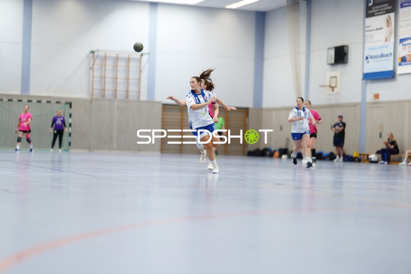 Dynamischer Wurf in der 1. Halbzeit