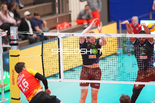 Volleyball-Bundesliga Männer | BADEN VOLLEYS SSC Karlsruhe vs. WWK Volleys Herrsching