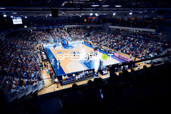 Basketball Spielübersicht in der Halle