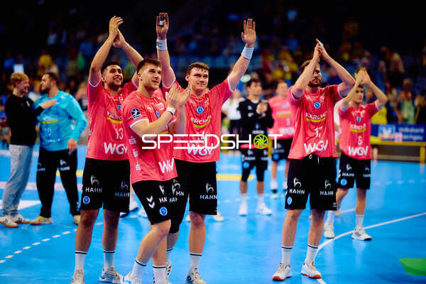 Jubelnde Spieler des TVB Stuttgart