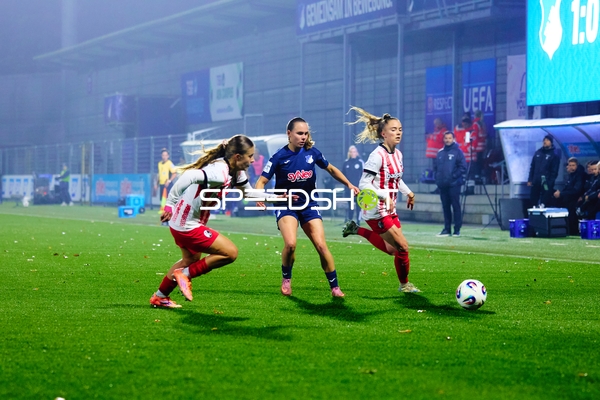 Spieler mit Ball in Aktion