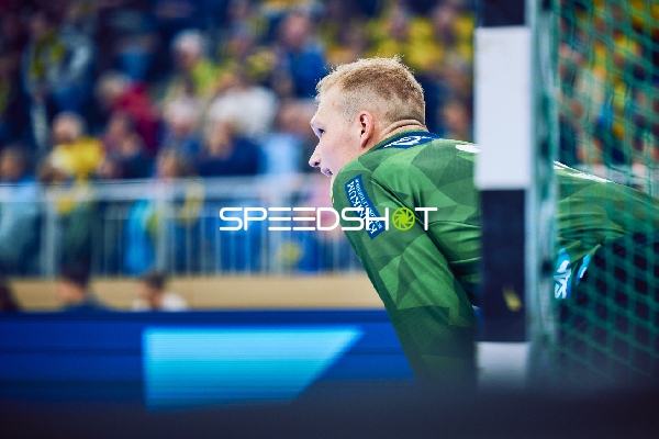 Torhüter in Erwartung einer Spielsituation