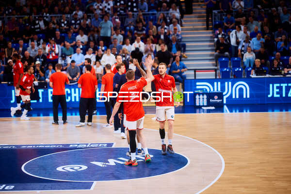 Basketball Spieler auf Court