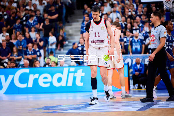 Spieler auf dem Court