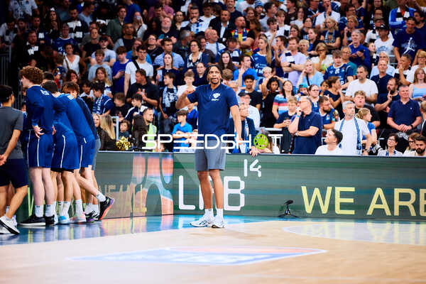 Spieler auf dem Court