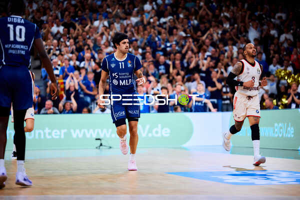 Spieler auf dem Court