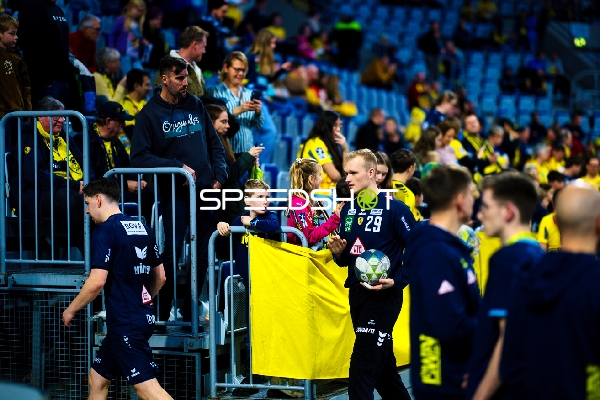 Einlaufen der Spieler