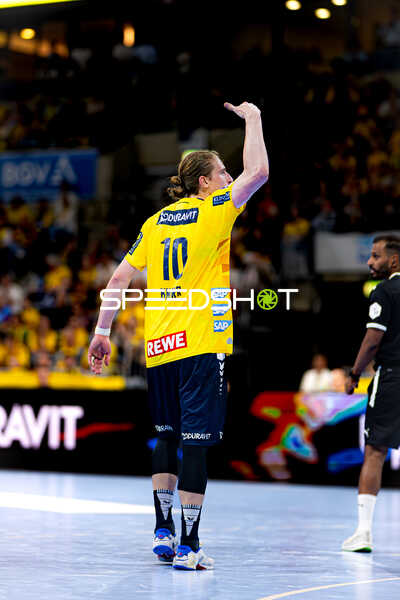 Spieler in Position