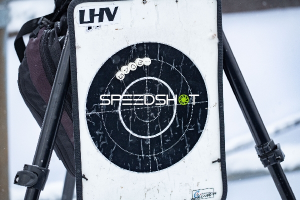 Schießscheibe beim Biathlon in Oberhof