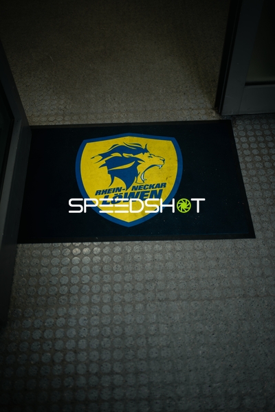 Eingangsmatte der Rhein-Neckar-Löwen