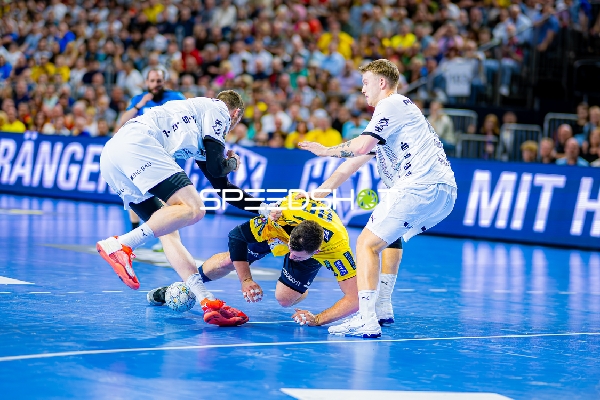 Handball I Herren I Saison 2024-2025 I DHB-Pokal I Halbfinale I Rhein-Neckar Löwen - THW Kiel I 12.04.2025