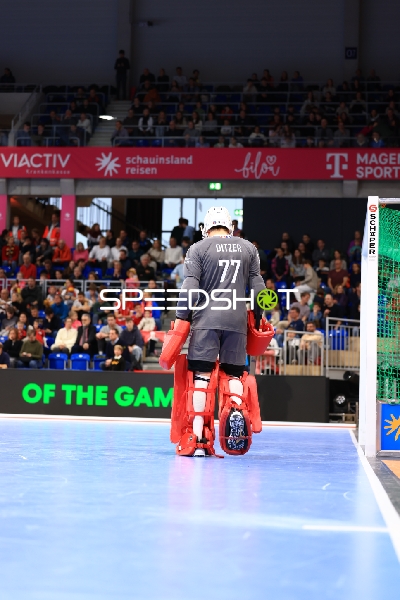 Jasper Ditzer (77; Deutschland) vor dem Tor