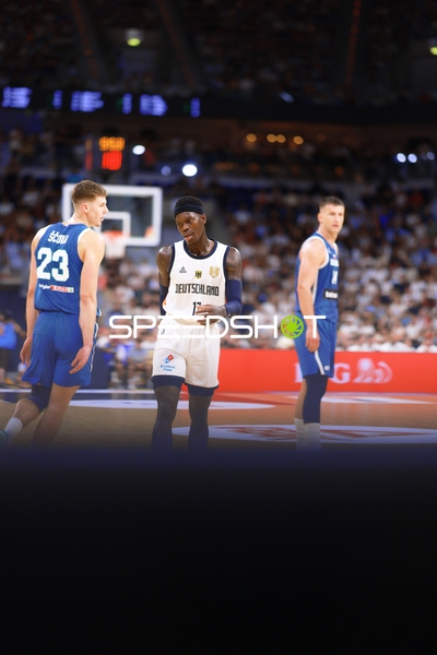 Spieler auf dem Court