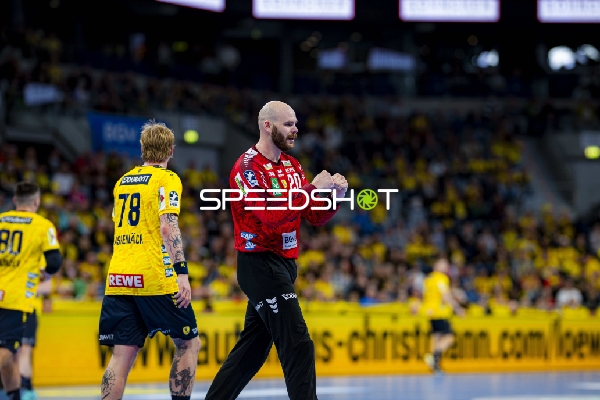 Mike Jensen (20; Rhein Neckar Löwen) in Aktion