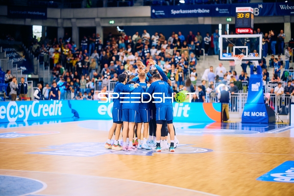 Team Huddle vor Spielbeginn