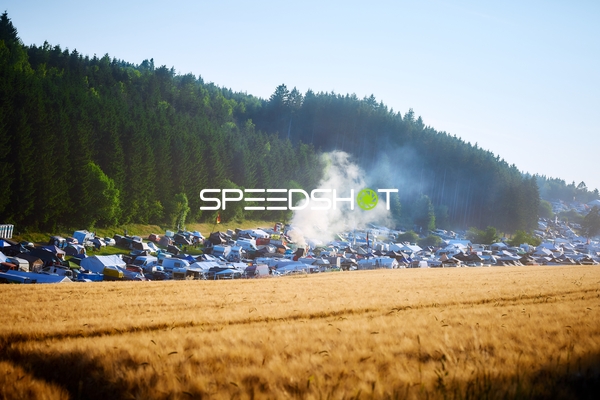 Campingbereich beim 24h Rennen 2025