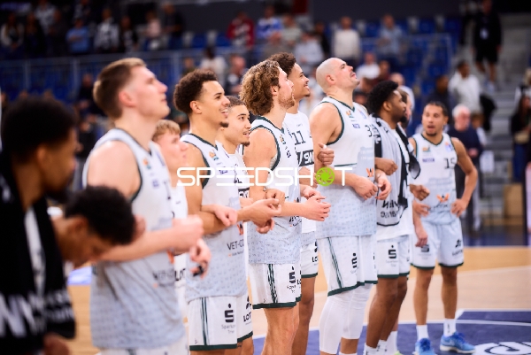Spieler von Gladiators Trier in der Halle