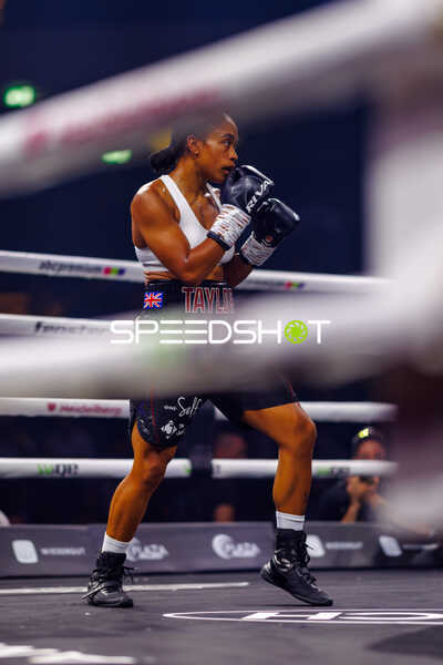Boxerin im Ring