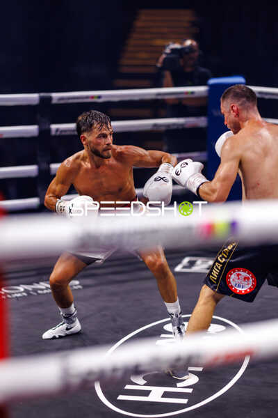 Boxer im Ringkampf