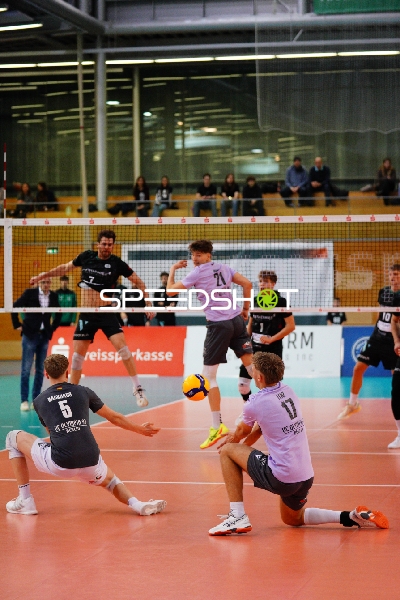 Volleyball Spielszene