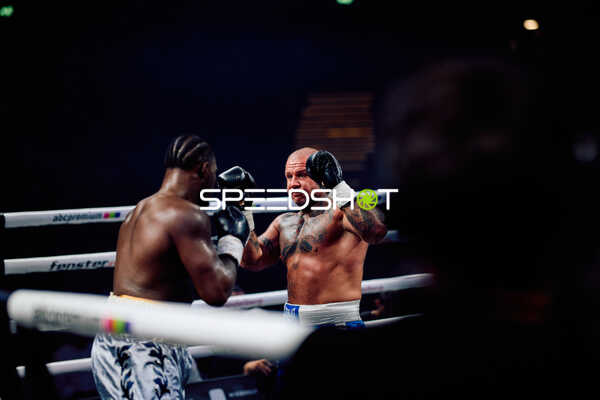 Boxer im Ring