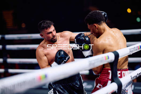Boxer im Ring