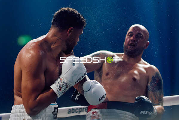 Boxer im Ringkampf
