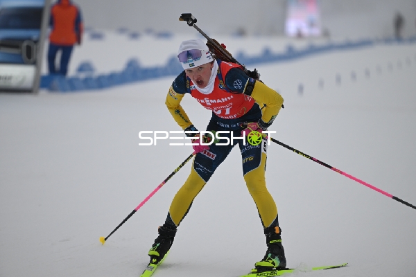 Sprint der Frauen mit Inka HAMALAINEN (51; Biathlon Frauen)