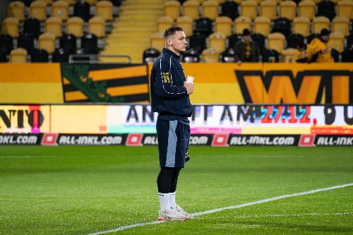 Spieler am Spielfeldrand