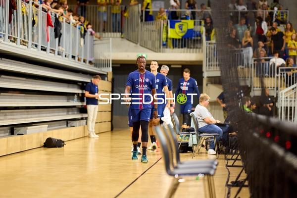 Spieler in der Halle