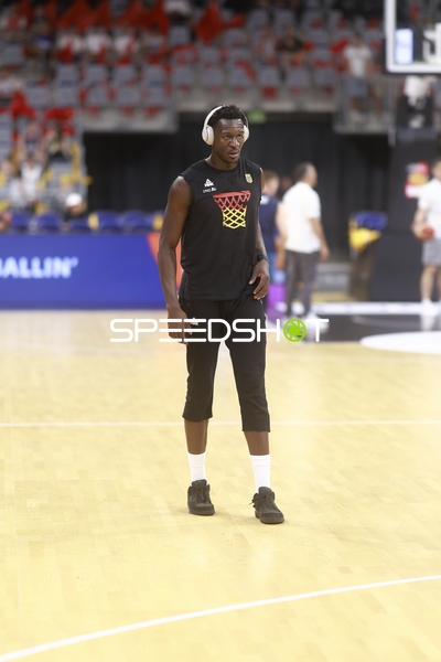 Spieler auf dem Court