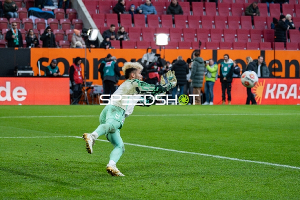 Torwart Karl Hein (13; SV Werder Bremen) in Aktion