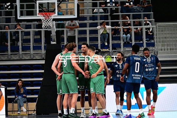 Spieler auf dem Court