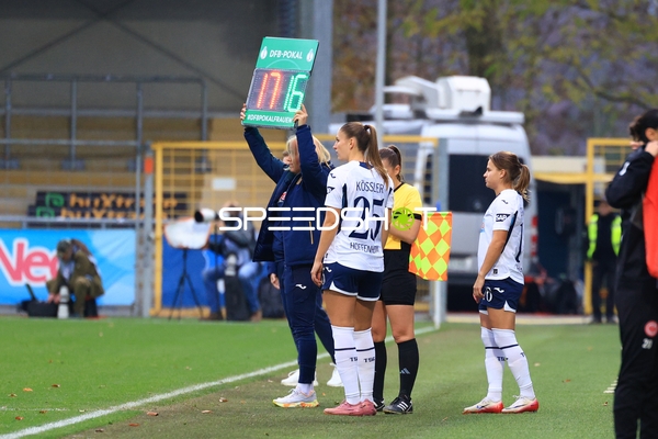 Auswechslung im DFB-Pokal Frauen