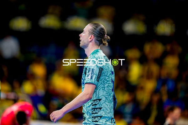 Spieler im Matchtrikot von Rhein Neckar Löwen