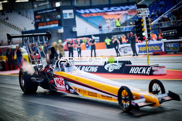 Dragster auf der Quartermile