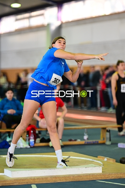 Startnummer 363 beim Wurf