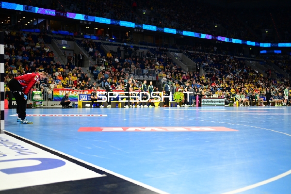 Mike Jensen (20; Rhein Neckar Löwen) im Tor