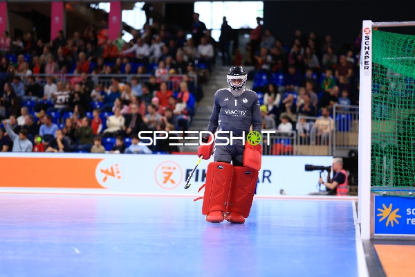 Torwart Lukas Stumpf (1; Deutschland) im Tor