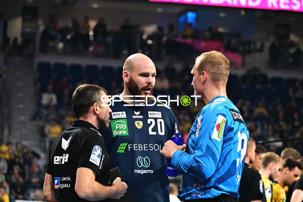 Mike Jensen (20; Rhein Neckar Löwen) im Gespräch