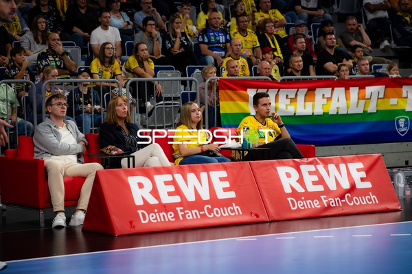 Fans der Rhein Neckar Löwen auf Fan-Couch