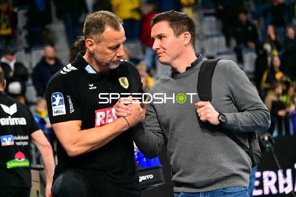 Maik Machulla (999; Rhein Neckar Löwen) im Gespräch