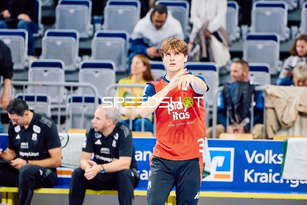 Spieler bereitet sich vor